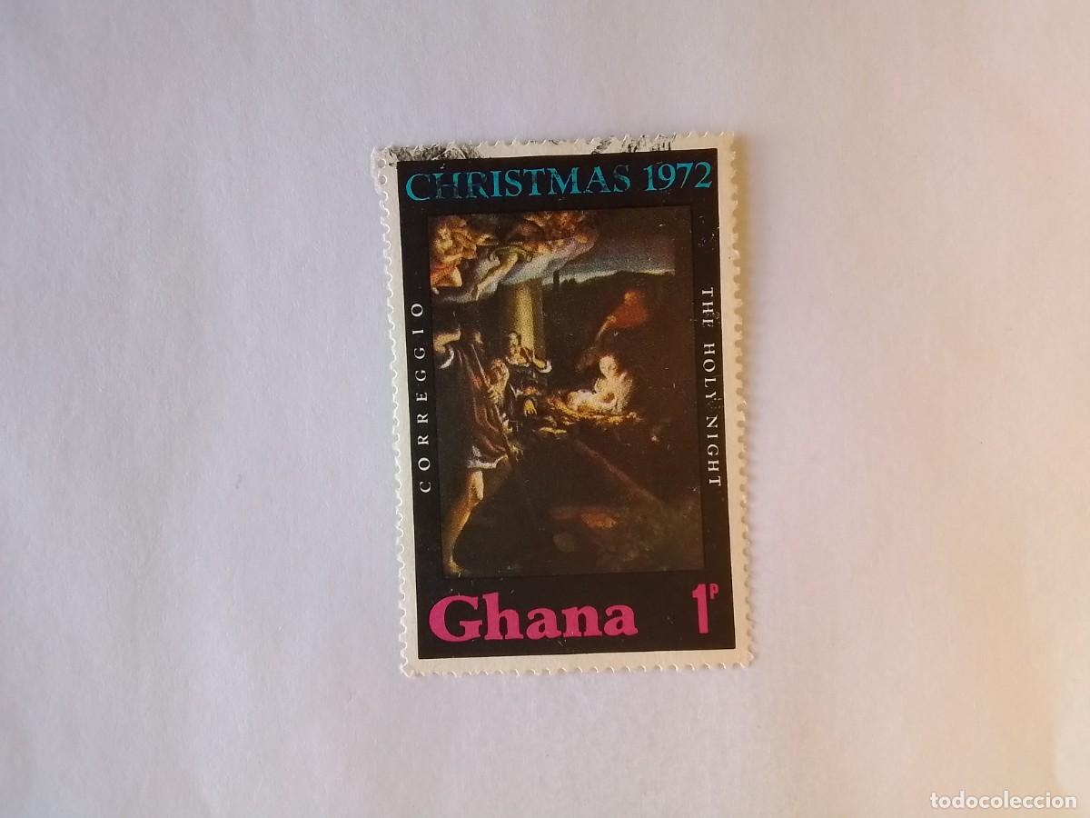 Sellos: A&Ntilde;O 1972 GHANA SELLO USADO