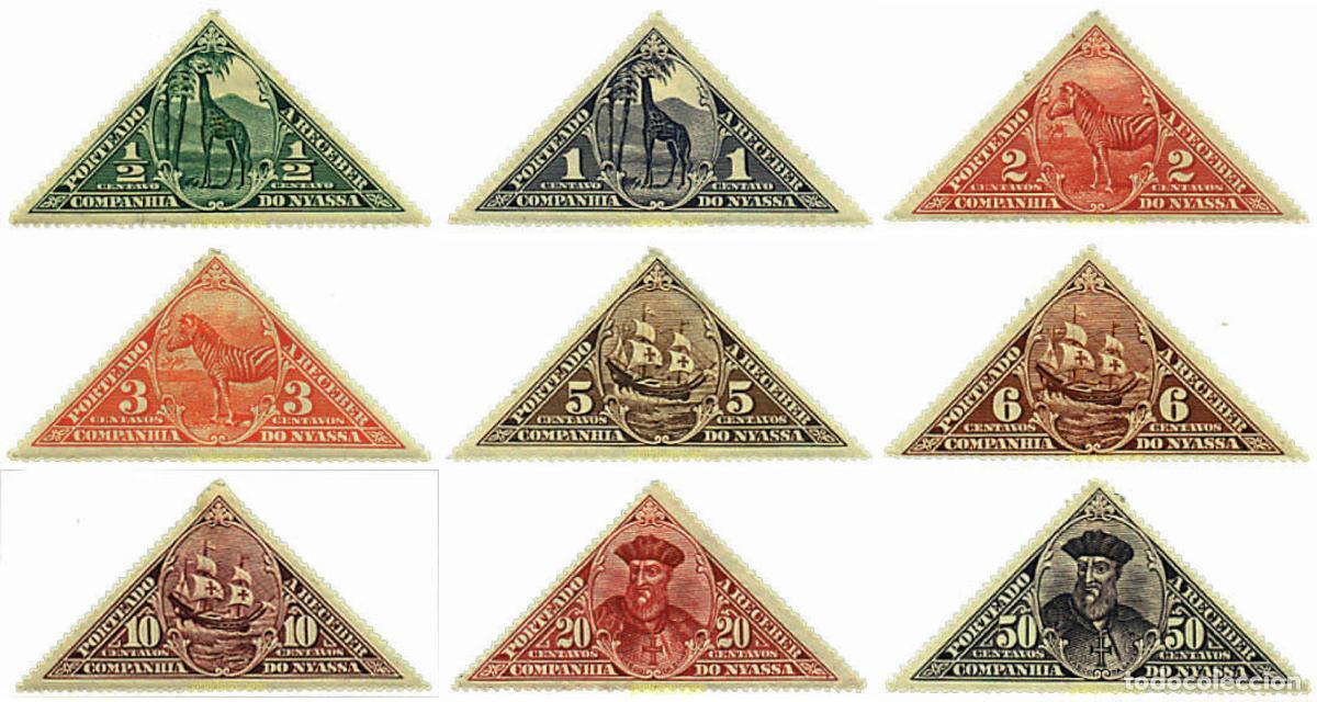 Sellos: 30596 HINGED NYASSA 1924 FAUNA