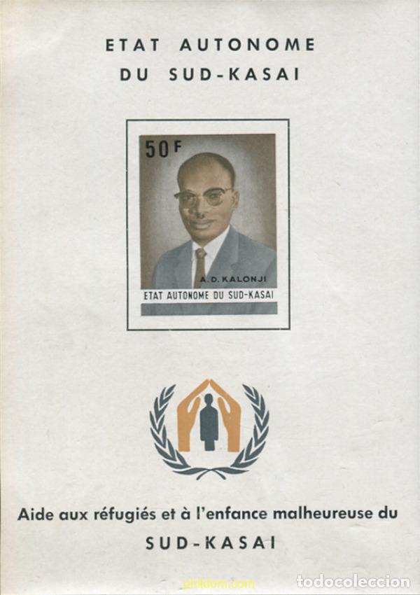 Sellos: 369802 MNH KASAI DEL SUR 1961 ALBERT D. KALONJI