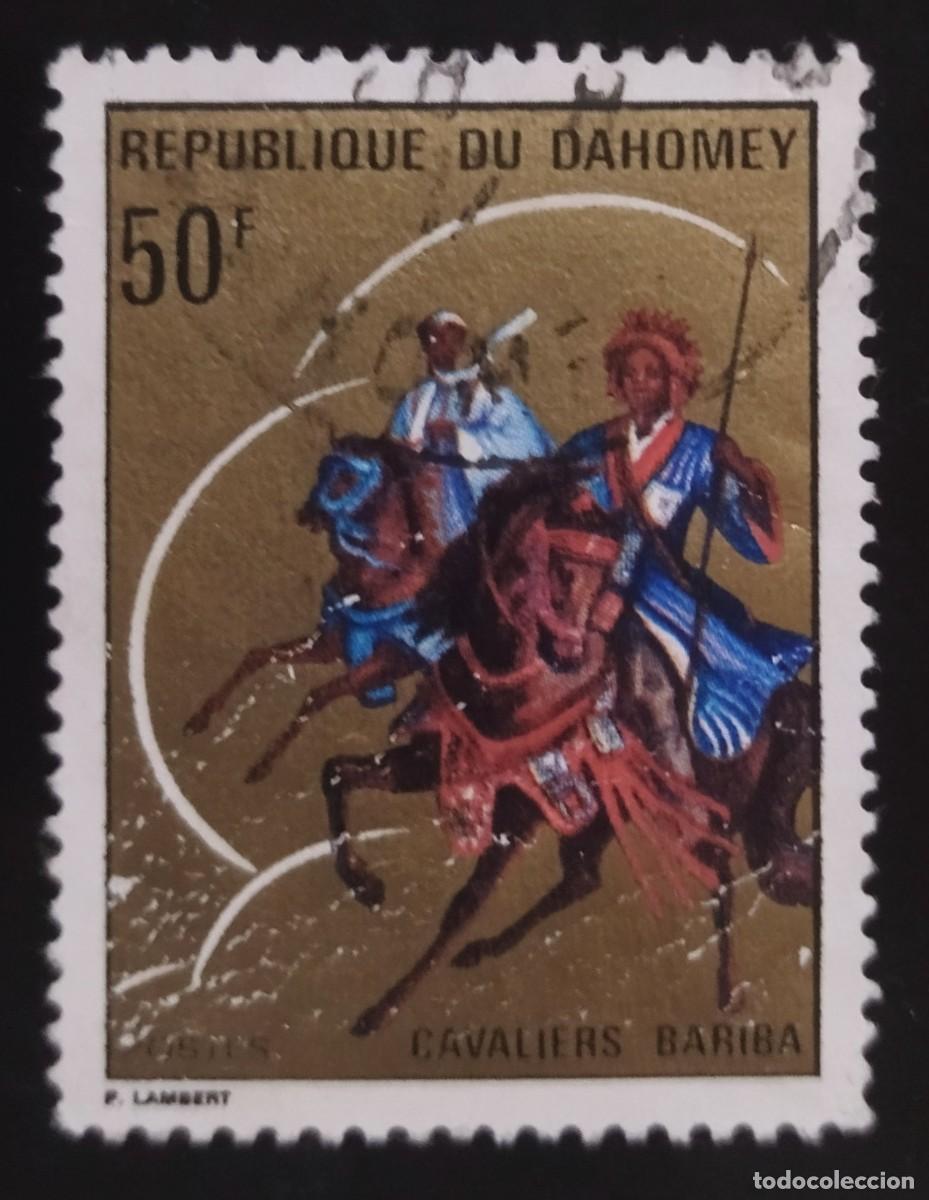 Sellos: DAHOMEY 1970 Guerreros Bariba. USADO.