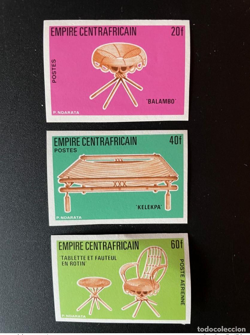 Sellos: &Aacute;frica Central 1978 Mi. A-C 537 ND Artesan&iacute;a sin aserrar hecha a mano