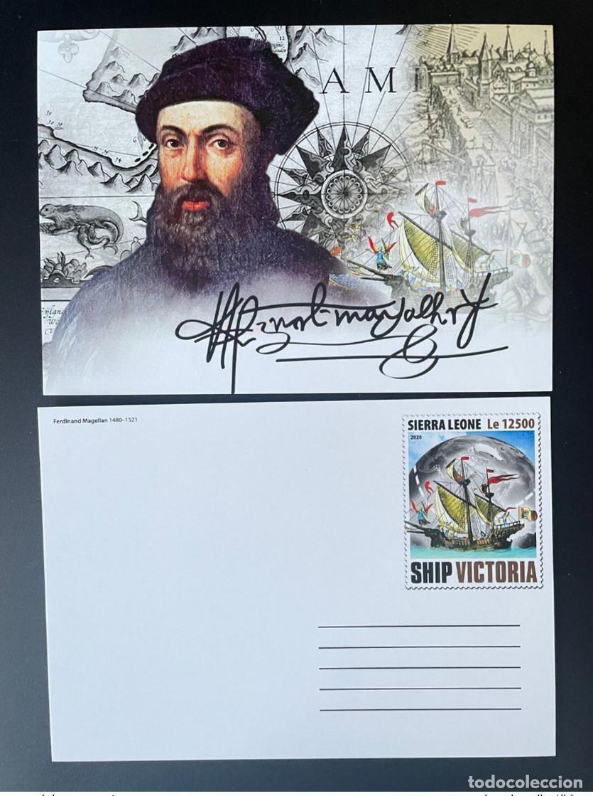 Sellos: Sierra Leona 2020 Mi.? Papeler&iacute;a: todo el barco Ferdinand Magellan Victoria