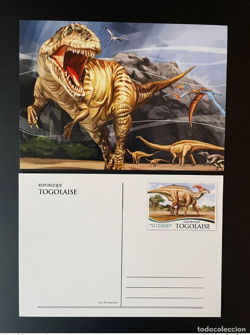 Sellos: Togo 2015 Mi. 6759 - 6763 Papeler&iacute;a Dinosaurios enteros Parasaurolophus Walkeri