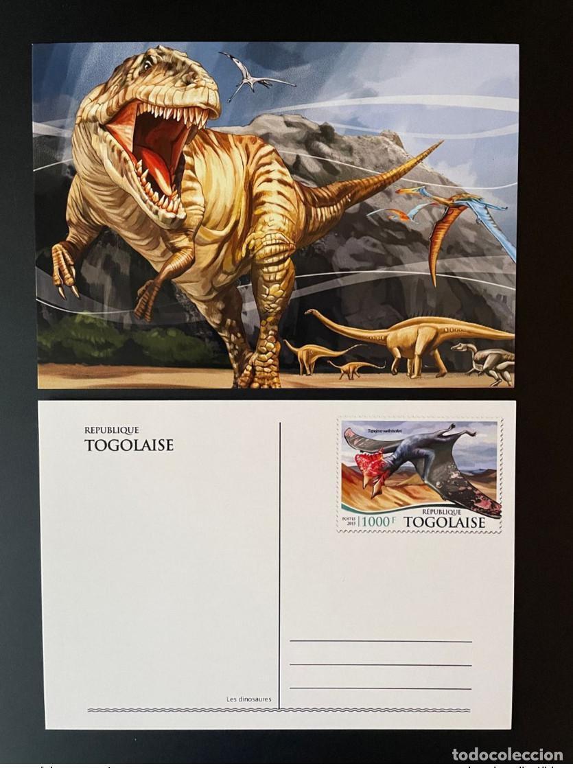 Sellos: Togo 2015 Mi. 6759 - 6763 Papeler&iacute;a Dinosaurios enteros Tapejara Wellnhoferi