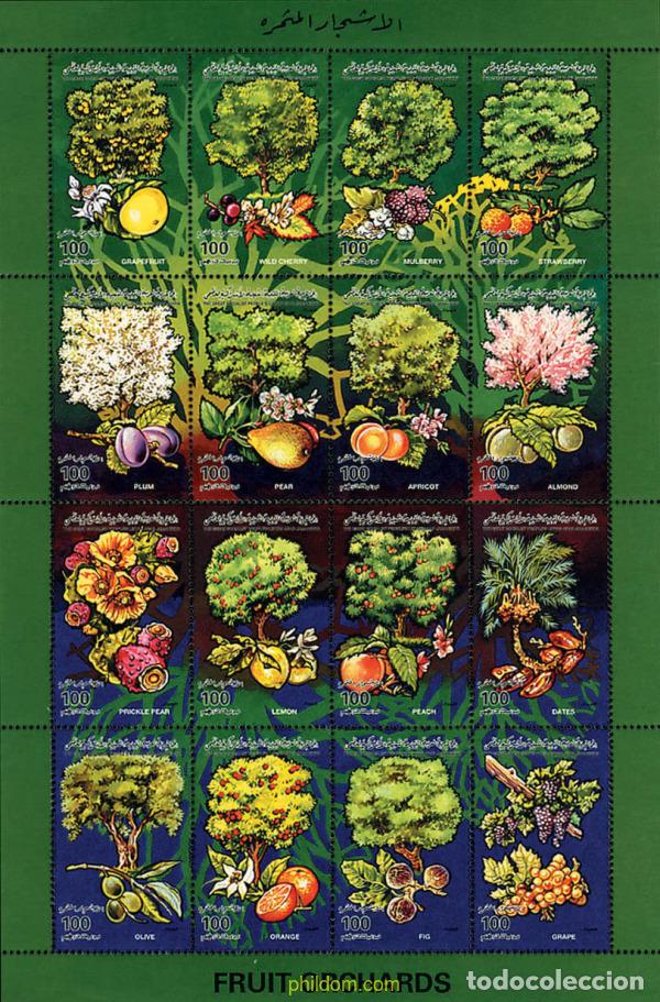 Sellos: 102583 MNH LIBIA 1995 FRUTAS
