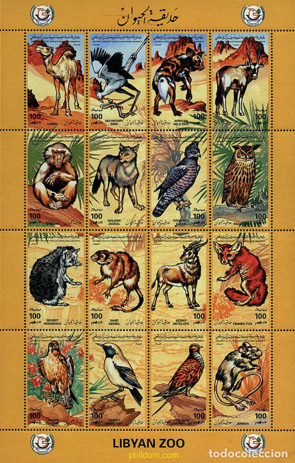 Sellos: 102582 MNH LIBIA 1995 FAUNA