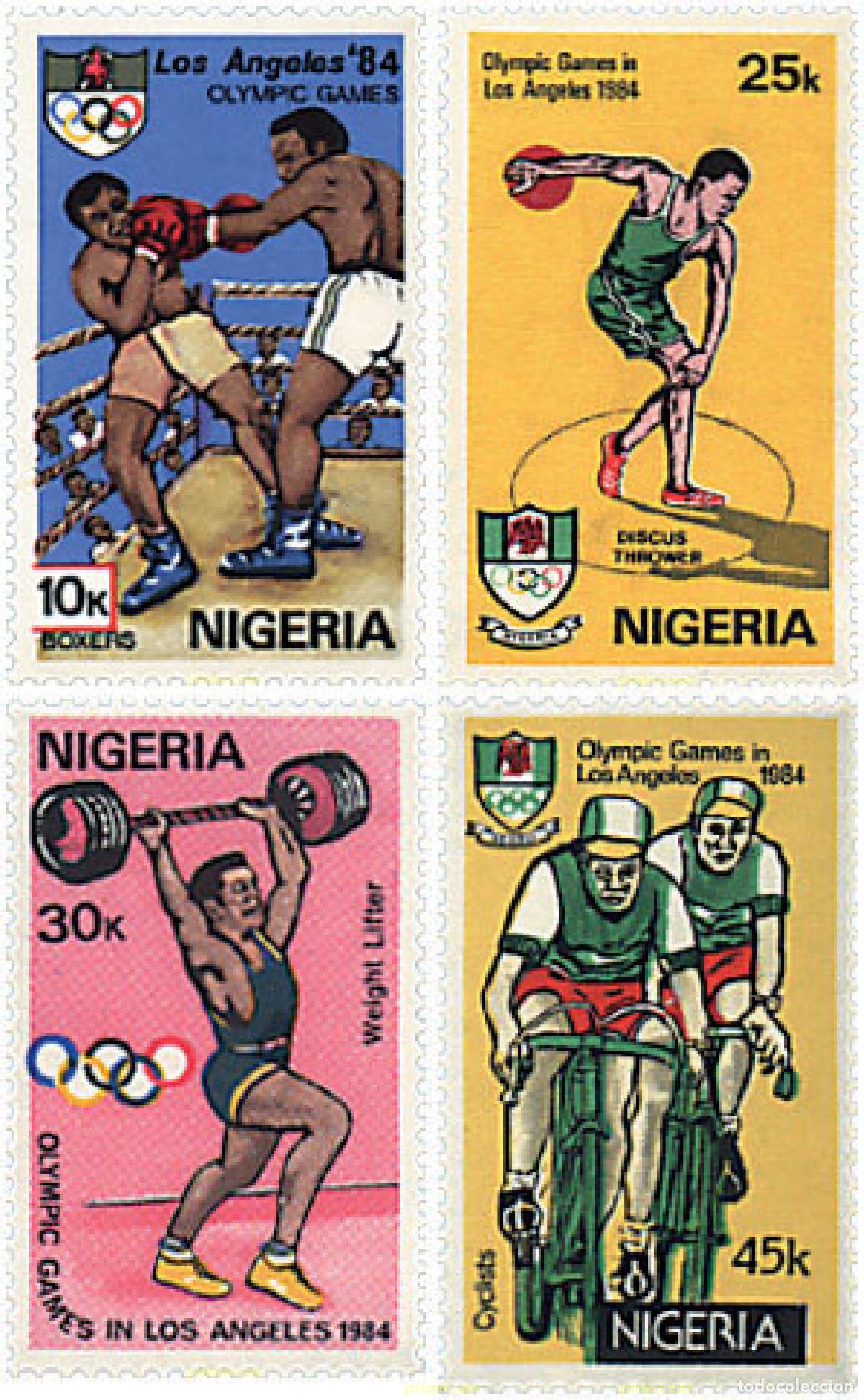 Sellos: 27669 MNH NIGERIA 1984 23 JUEGOS OLIMPICOS VERANO LOS ANGELES 1984