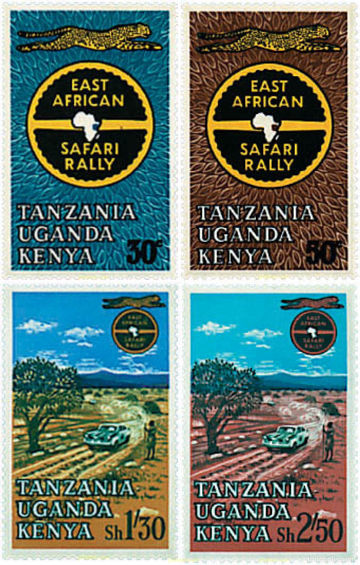 Sellos: 48603 MNH ESTE AFRICANO 1965 RALLY SAFARI DEL ESTE AFRICANO