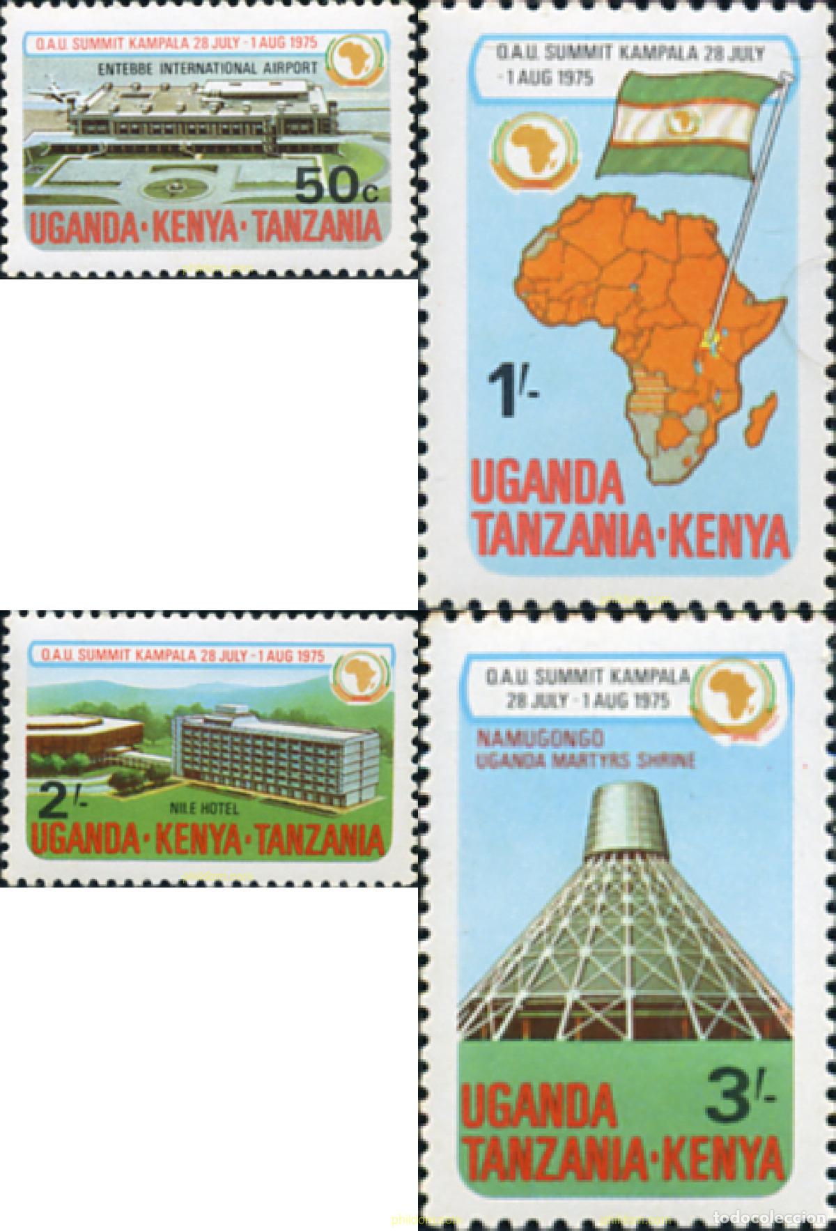 Sellos: 215072 MNH ESTE AFRICANO 1975 CONFERENCIA DE LA ORGANIZACION DE LA UNIDAD AFRICANA