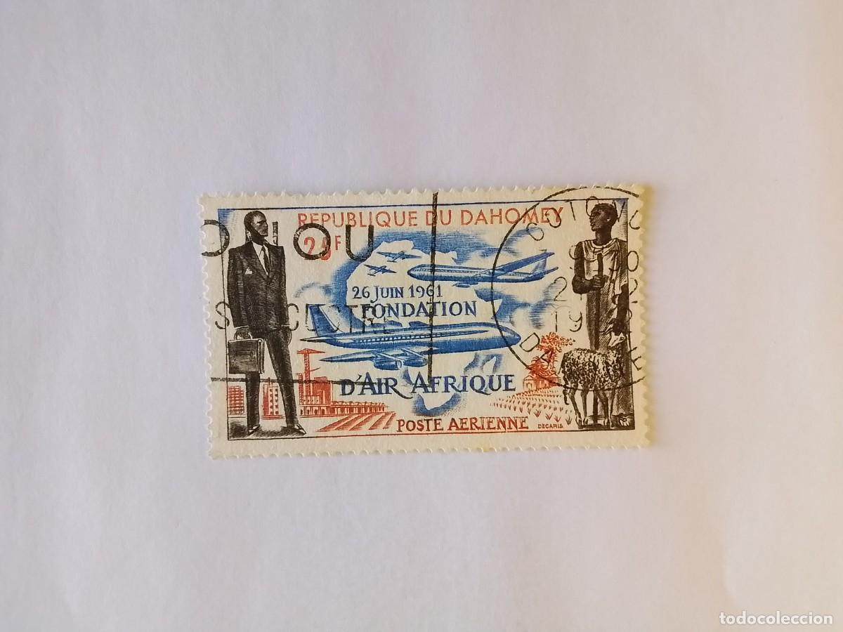 Sellos: A&Ntilde;O 1961 DAHOMEY SELLO USADO