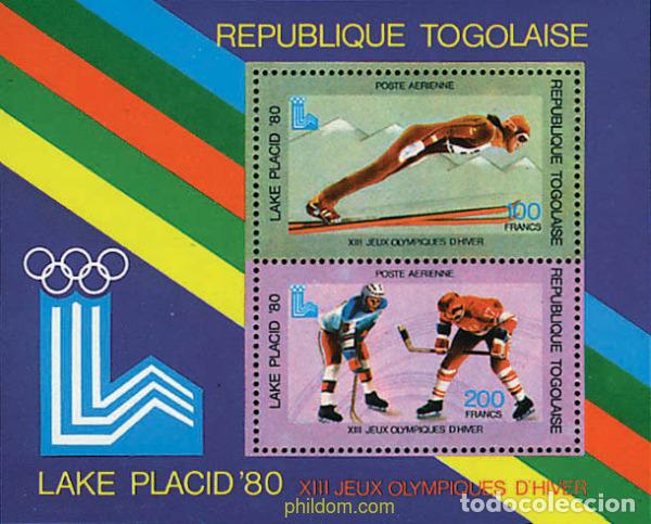 Sellos: 71765 MNH TOGO 1980 13 JUEGOS OLIMPICOS INVIERNO LAKE PLACID 1980
