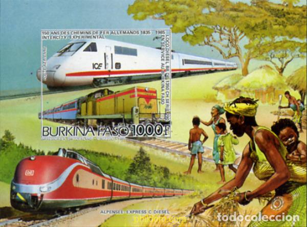 Sellos: 16699 MNH BURKINA FASO 1986 LA BATALLA DEL RAIL
