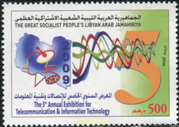 Sellos: 339206 MNH LIBIA 2009 TELECOMUNICACION Y TECNOLOGIA