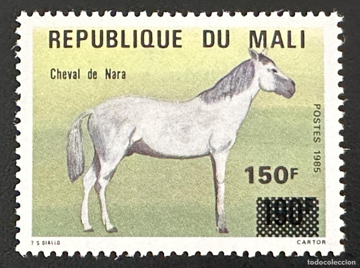 Sellos: Mali 1992 Mi. 1153 sobrecargado caballo de Nara raza equina fauna