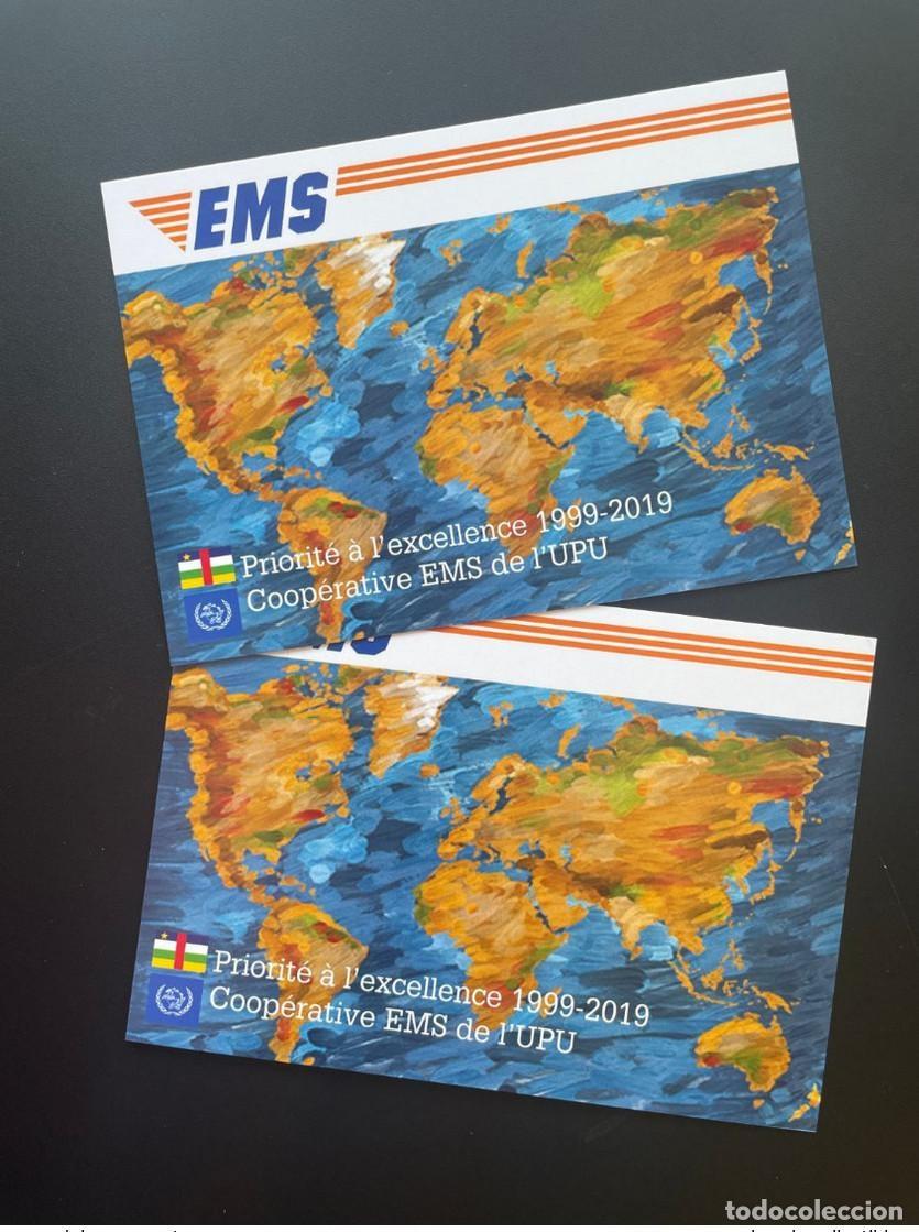 Sellos: Rep&uacute;blica Centroafricana 2019 Mi.? Edici&oacute;n conjunta completa | 20 a&ntilde;os del EMS UPU