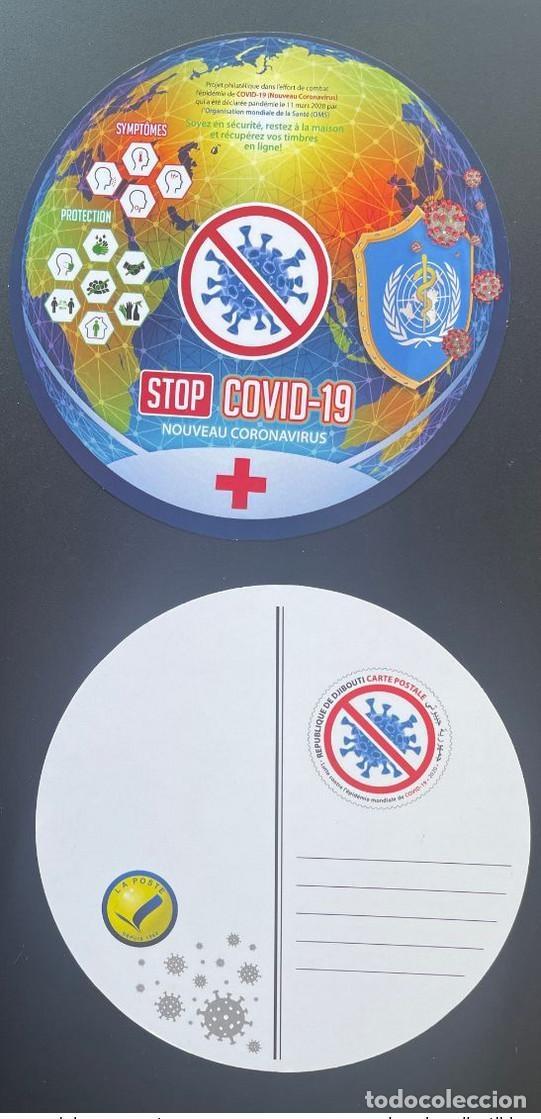 Sellos: Yibuti 2020 Mi.? Pandemia total del virus COVID-19 (coronavirus) de la OMS