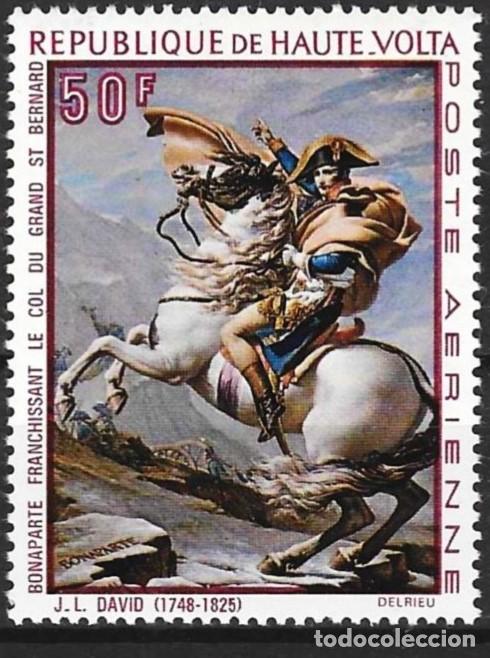Sellos: Alto Volta 1969 - Mi 269 - YT A 70 - Napol&eacute;on Bonaparte - MNH** ( A&eacute;reo )