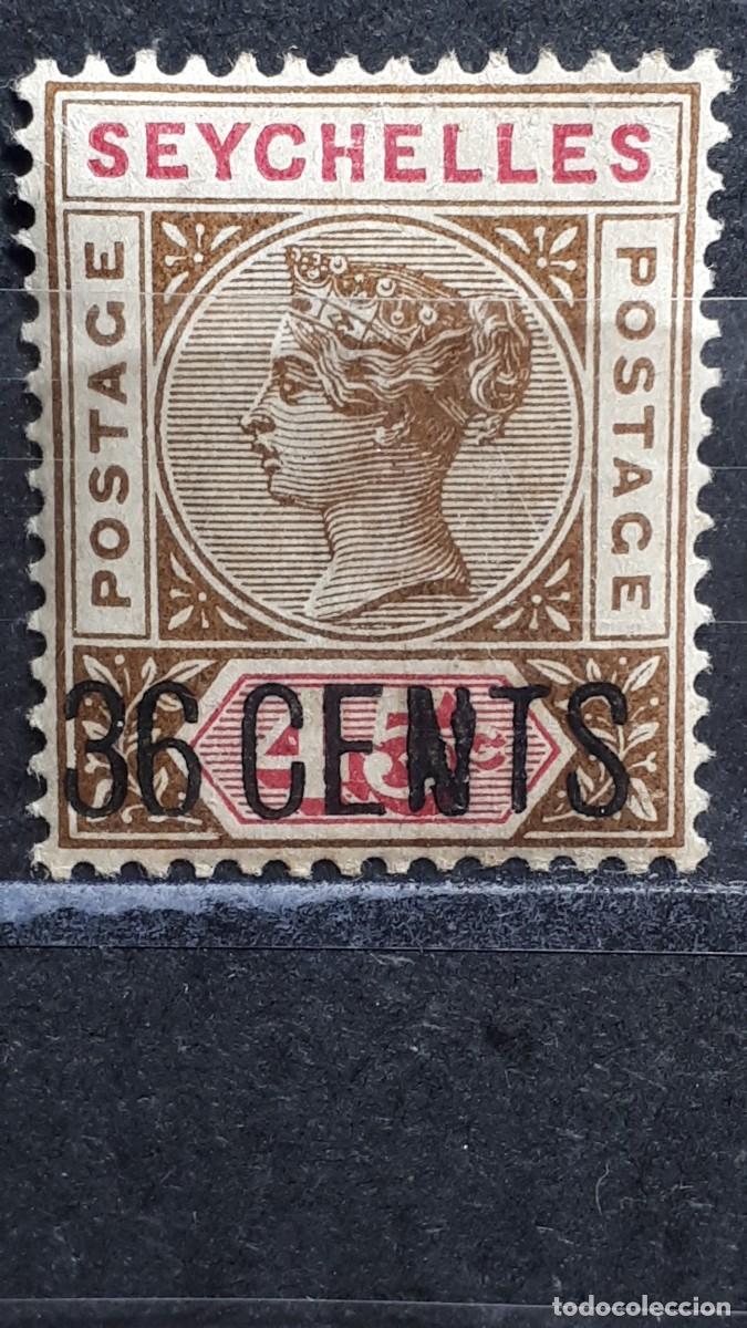Sellos: SEYCHELLES. A&Ntilde;O 1896. *. YVERT 19