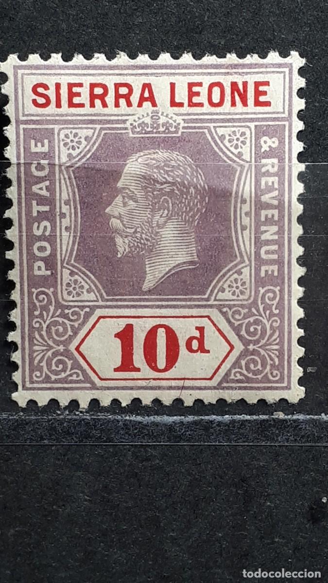 Sellos: SIERRA LEONA. A&Ntilde;O 1912. *. YVERT 99
