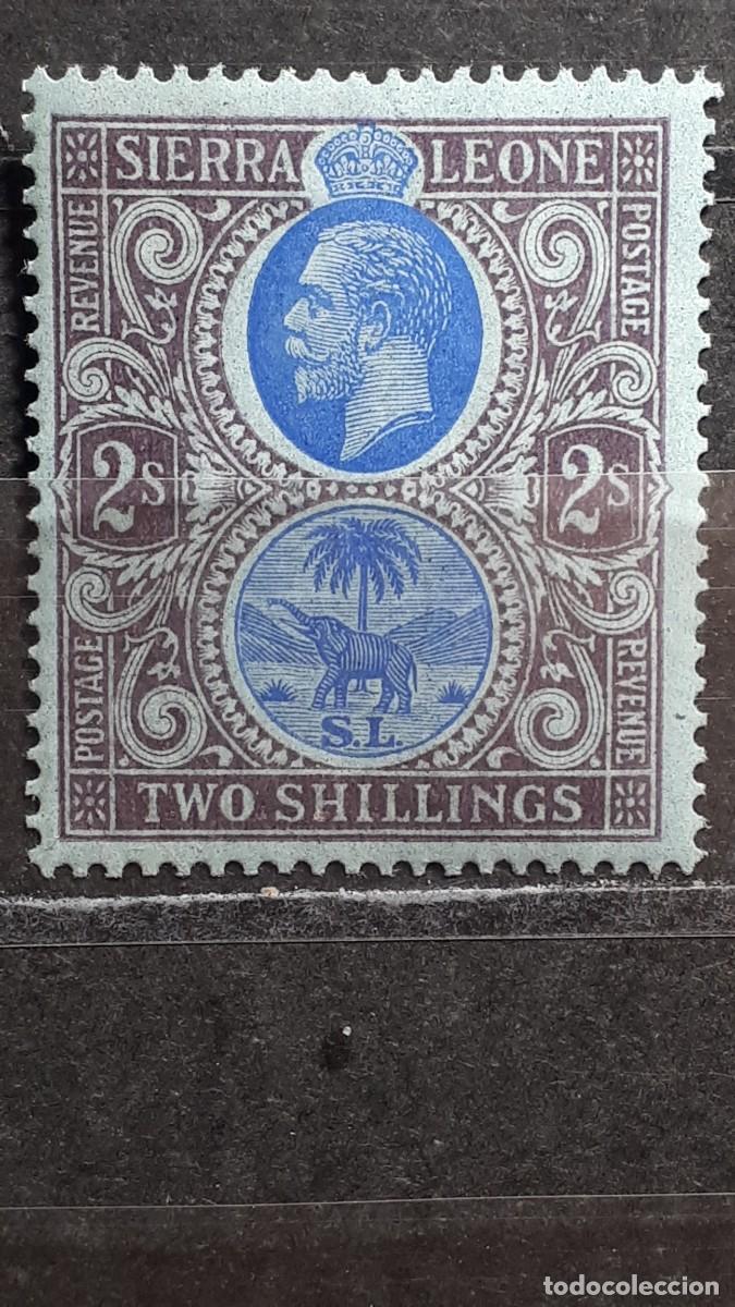 Sellos: SIERRA LEONA. A&Ntilde;O 1912. **. YVERT 102