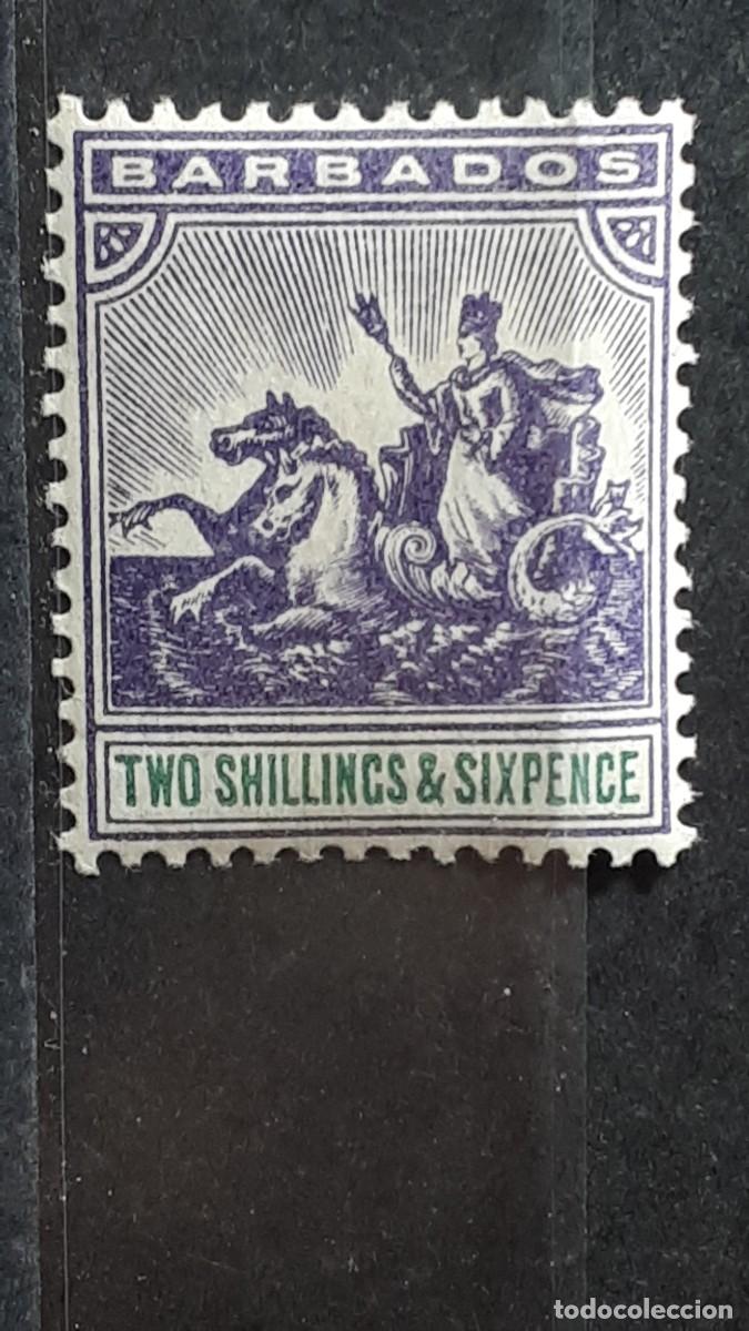 Sellos: BARBADOS. A&Ntilde;O 1904. **. YVERT 75