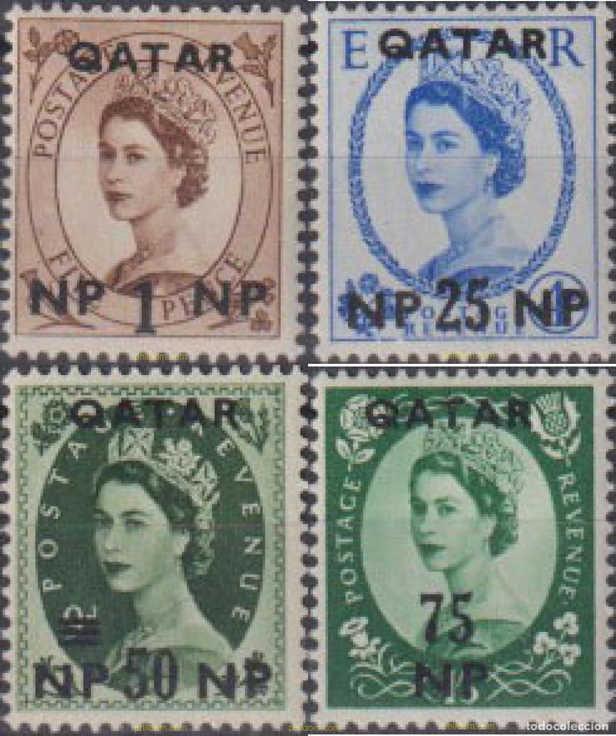 Sellos: 793952 MNH QATAR 1957 ISABEL II