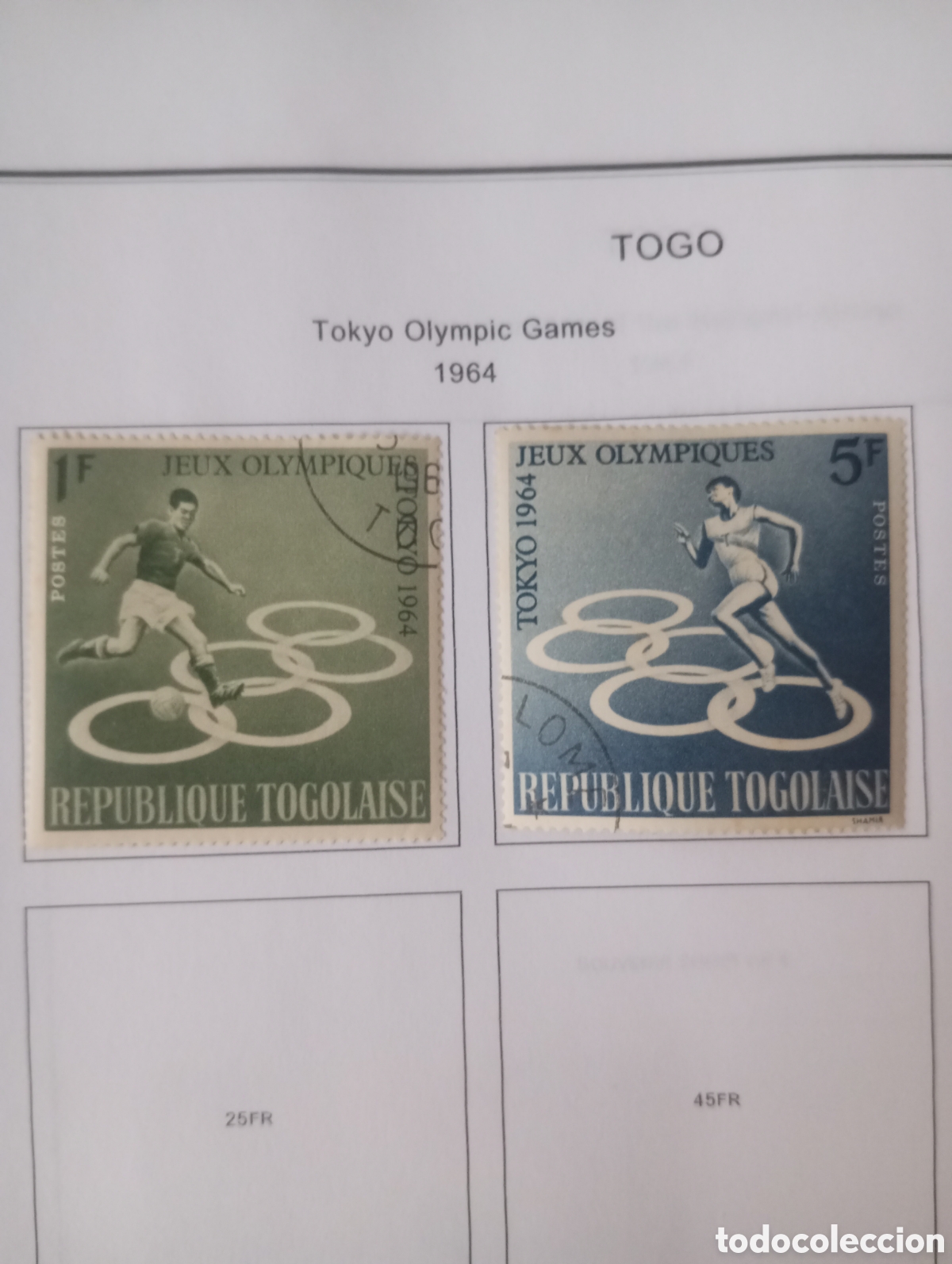 Sellos: TOGO, 1964, OLIMPIADAS DE TOKIO