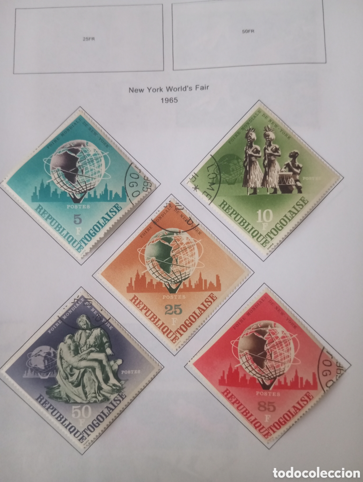 Sellos: TOGO, 1965, FERIA DE NUEVA YORK