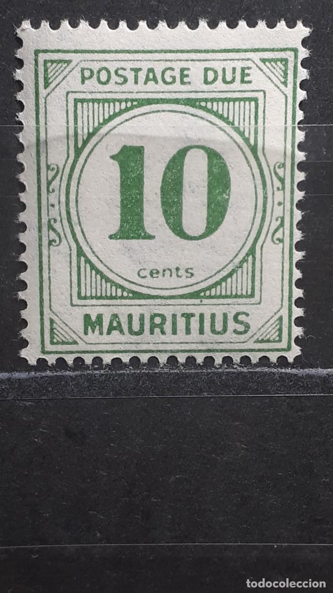 Sellos: MAURICIO. A&Ntilde;O 1933. **. YVERT tasas 4