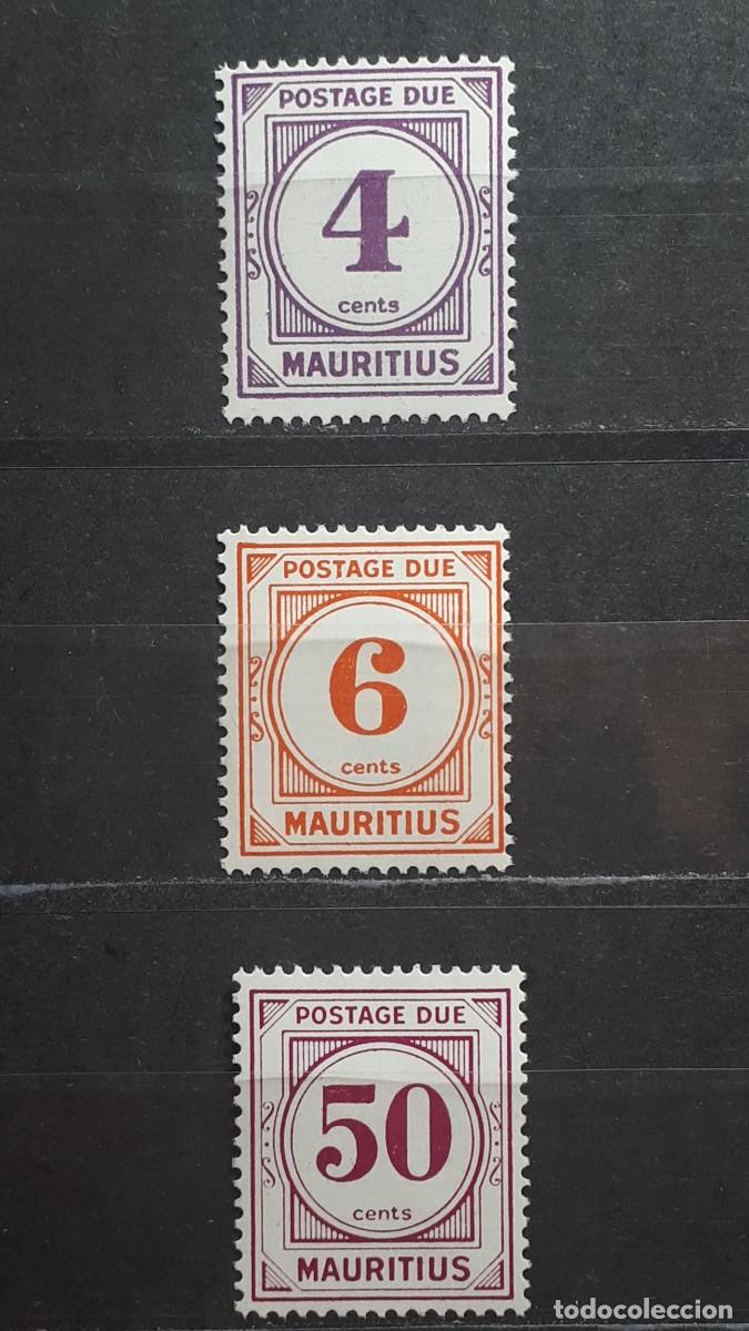 Sellos: MAURICIO. A&Ntilde;O 1966-9. **. YVERT tasas 9/10, 13.