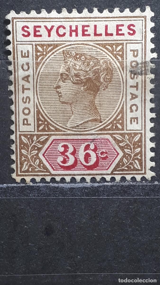 Briefmarken: SEYCHELLES. A&Ntilde;O 1897-900. &deg;. YVERT 24