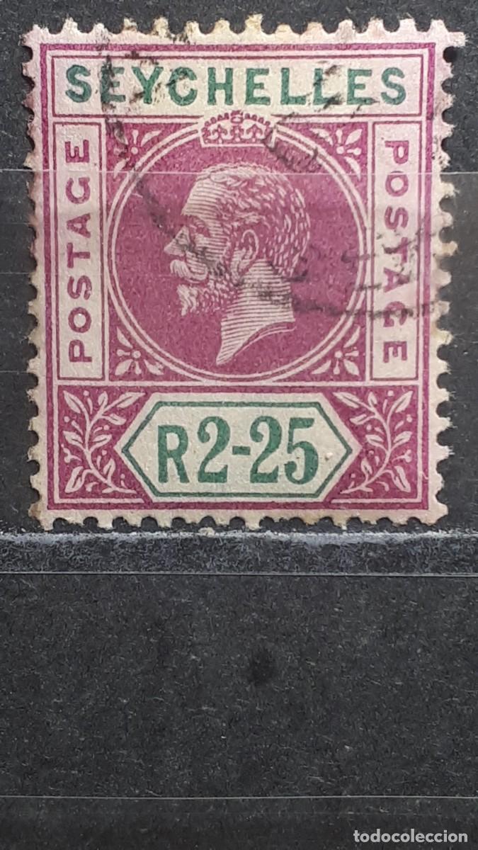 Briefmarken: SEYCHELLES. A&Ntilde;O 1912 &deg;. YVERT 73