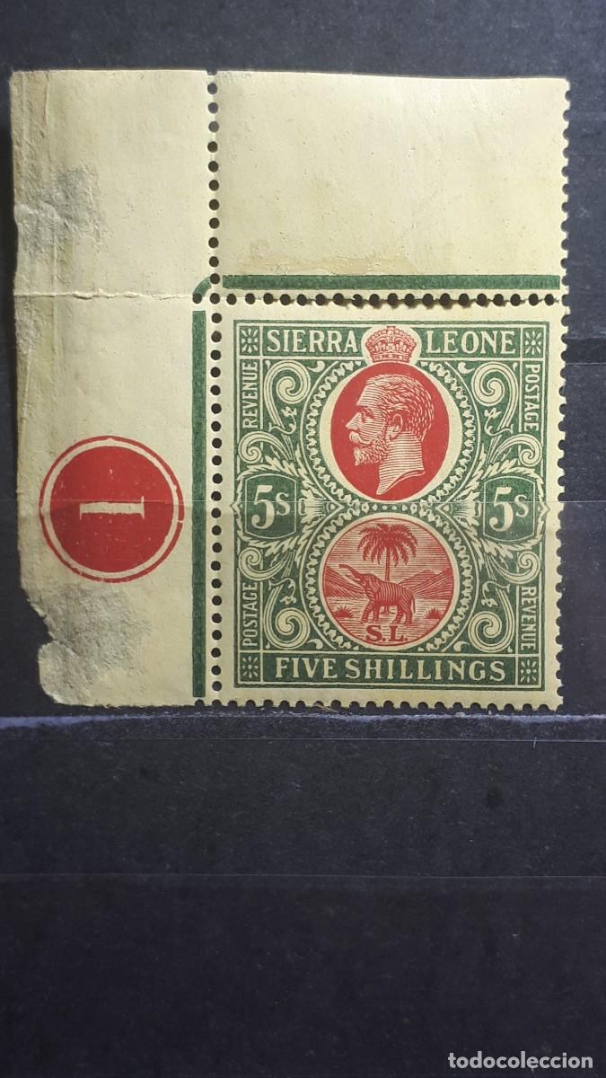 Sellos: SIERRA LEONA. A&Ntilde;O 1921. **. YVERT 121