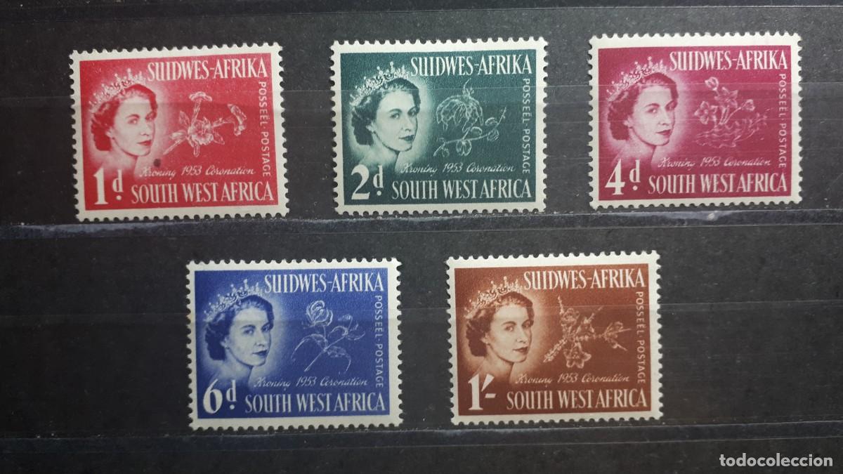Sellos: SUROESTE DE AFRICA . A&Ntilde;O 1953. **. YVERT 232/6.