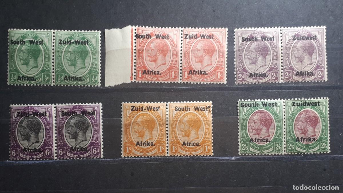 Sellos: SUROESTE DE AFRICA . A&Ntilde;O 1924. **. Parejas