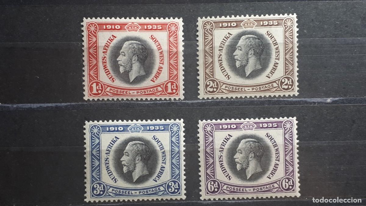Sellos: SUROESTE DE AFRICA . A&Ntilde;O 1935. *. YVERT 126/9