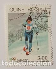 Sellos: Guinea Bissau 1983 - Juegos ol&iacute;mpicos de invierno. Esqu&iacute;