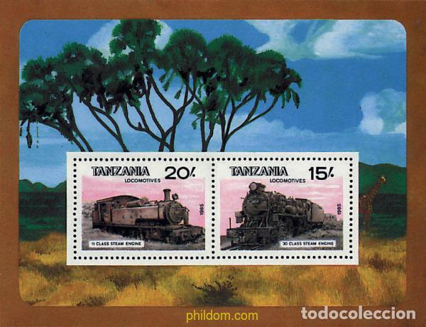 Sellos: 59101 MNH TANZANIA 1985 LOCOMOTORAS