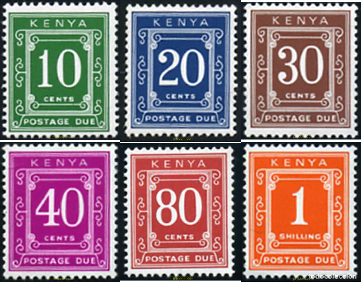 Sellos: 336871 MNH KENIA 1973 TASAS