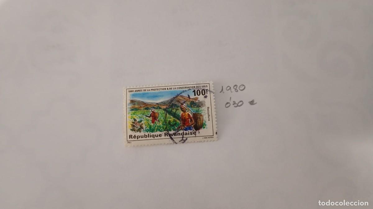 Sellos: Sello Ruanda A&ntilde;o 1980