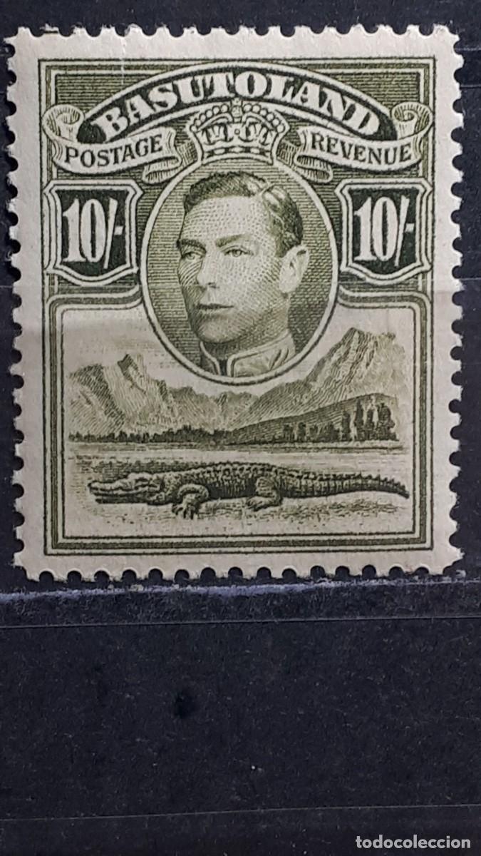 Sellos: BASUTOLAND. A&Ntilde;O 1938. *. YVERT 28