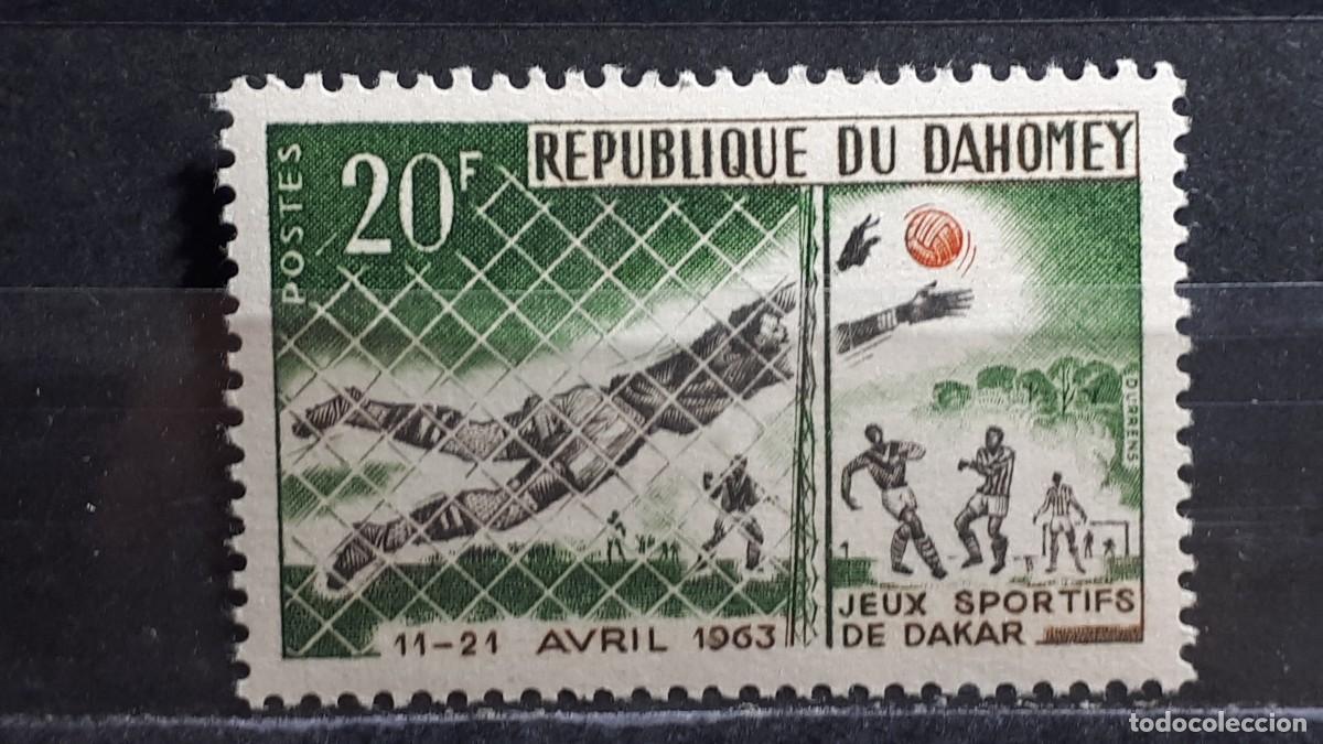 Sellos: DAHOMEY. A&Ntilde;O 1963. * *. YVERT 197