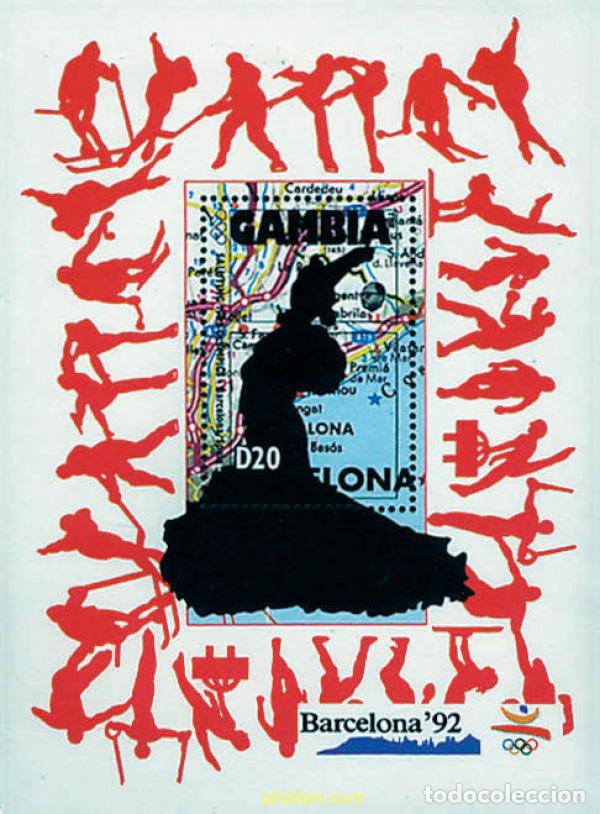 Sellos: 253926 MNH GAMBIA 1992 25 JUEGOS OLIMPICOS VERANO BARCELONA 1992