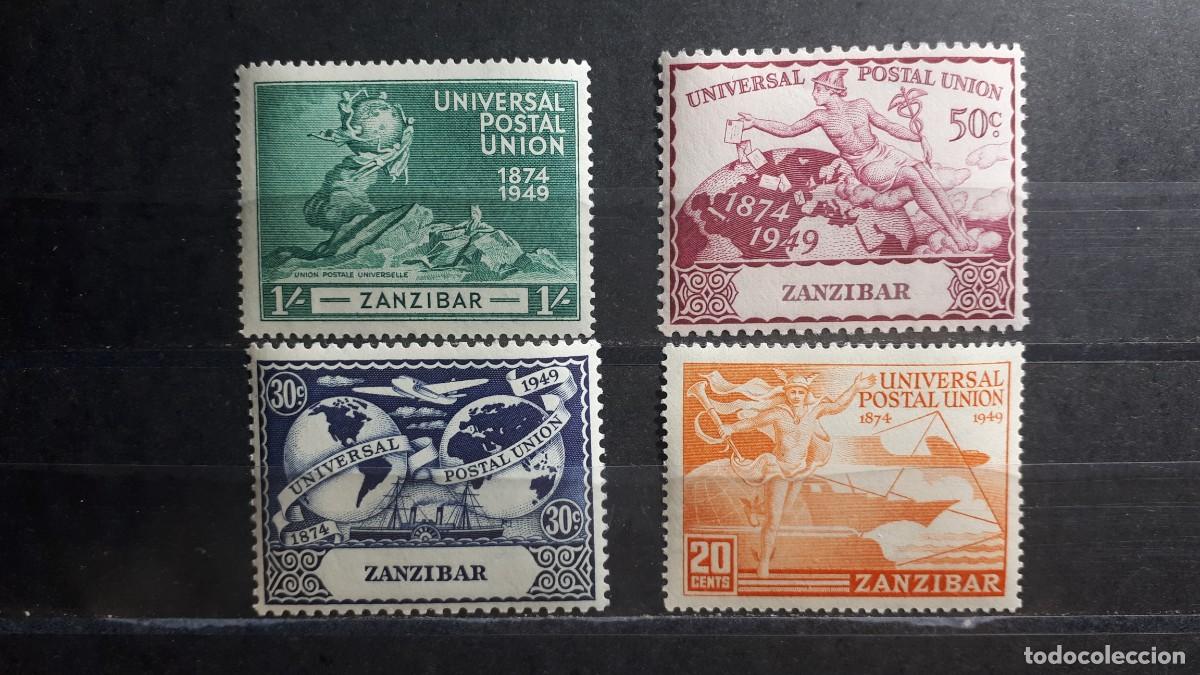 Sellos: ZANZIBAR. A&Ntilde;O 1949. **. YVERT 203/6