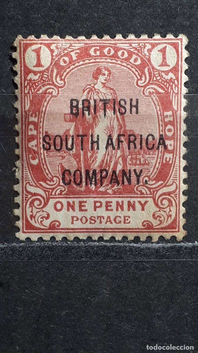 Sellos: SUR de AFRICA. RHODESIA. A&Ntilde;O 1896. *. YVERT 43