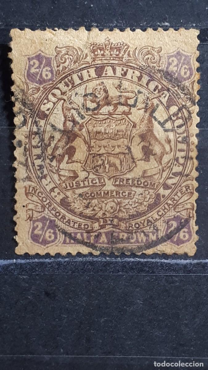 Sellos: SUR de AFRICA. RHODESIA. A&Ntilde;O 1897. &deg;. YVERT 37