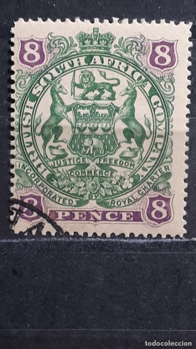 Sellos: SUR de AFRICA. RHODESIA. A&Ntilde;O 1897. &deg;. YVERT 55