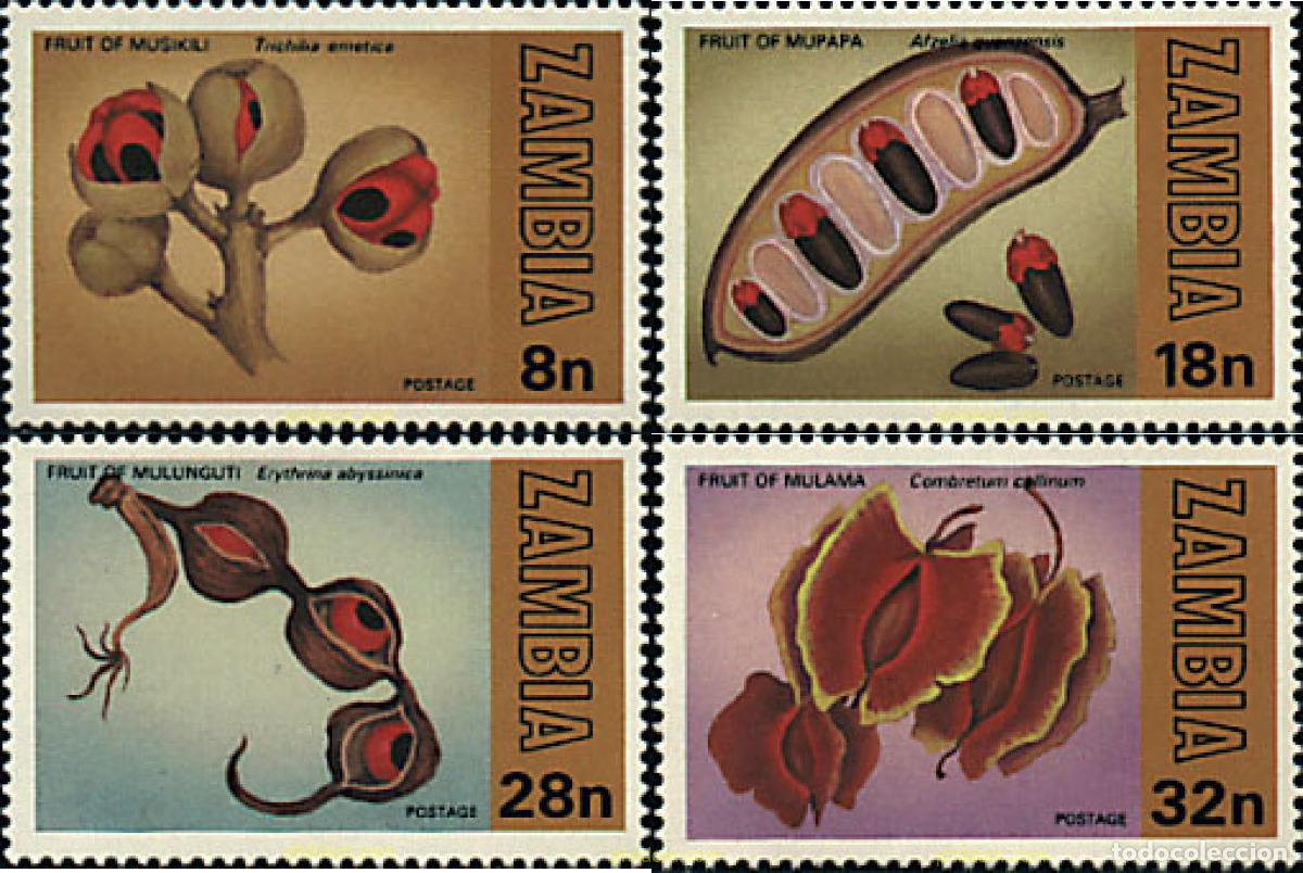 Sellos: 34244 MNH ZAMBIA 1981 DIA MUNDIAL DEL BOSQUE