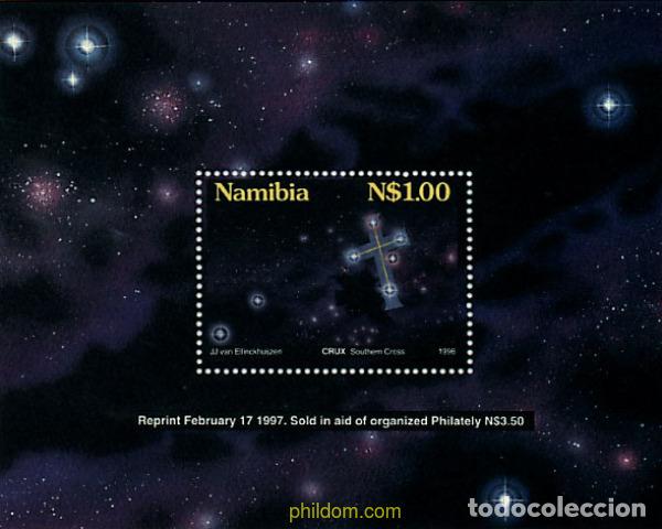 Sellos: 794302 MNH NAMIBIA 1997 ESTRELLAS DEL CIELO DE NAMIBIA SOBRECARGADA