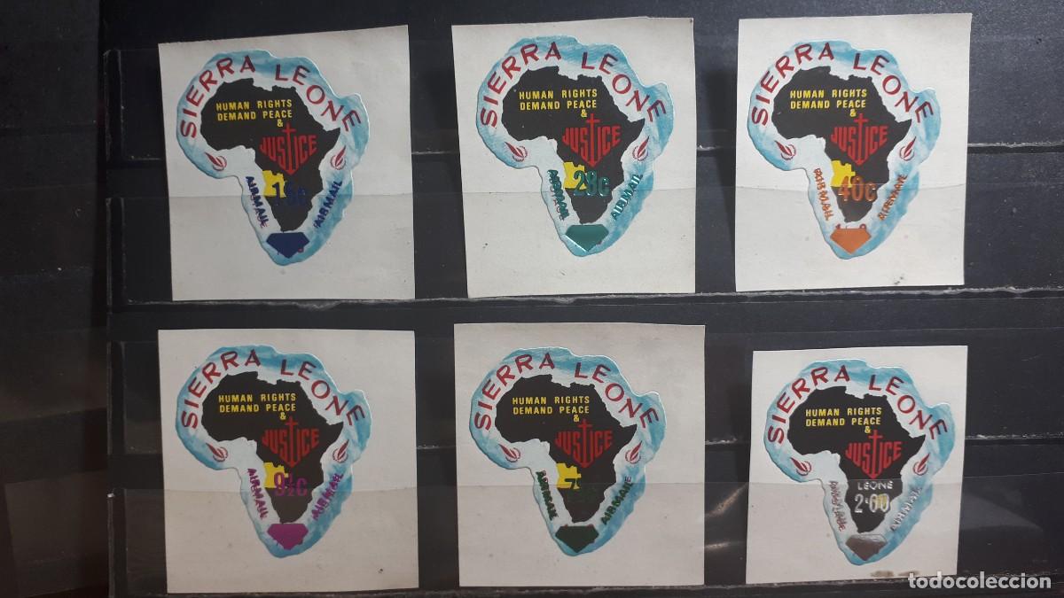 Sellos: SIERRA LEONA. A&Ntilde;O 1968. **. Aereo
